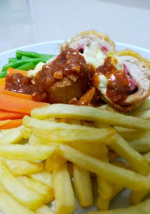 Foto resep Chicken cordon bleu