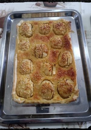 Foto de Tarte de maçã e amêndoa