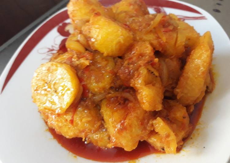 Ripe plantain porriage