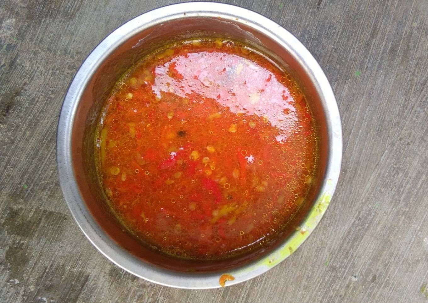 Sambal rebus untuk soto/bakso