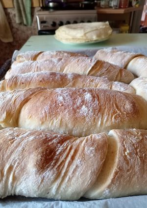 Ciabatta kovásszal recept fotója