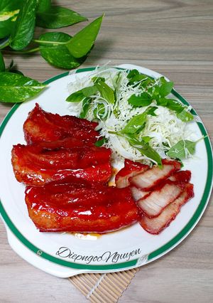 Hình của món Xá xíu ram bất bại.