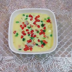 A picture of Fruit Custard.
