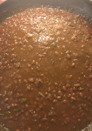 A picture of Soulfood Baked Beans.