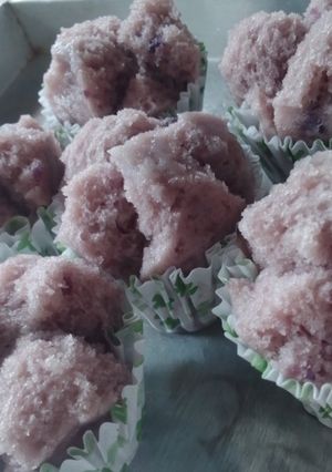 Foto resep Bolu kukus ubi ungu