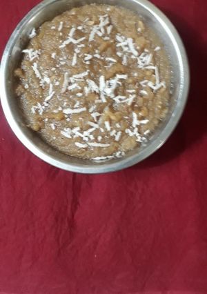 A picture of Suji ka halwa.