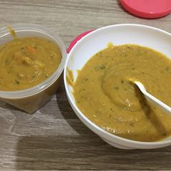 A picture of Potato beef cream veggie.
