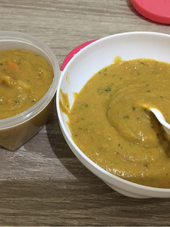 A picture of Potato beef cream veggie.