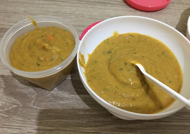 Easiest Way to Prepare Super Quick Homemade Potato beef cream veggie