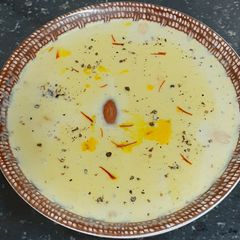 A picture of Gobindbhog Rice kheer (sugar free).