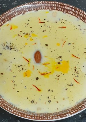 A picture of Gobindbhog Rice kheer (sugar free).