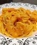 Mỳ ý sốt kem tôm