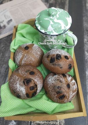 Foto resep Choco Soft Sourdough Bread