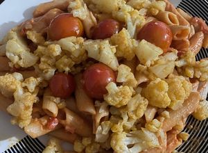 Una foto de Pasta Rossa vegetariana
