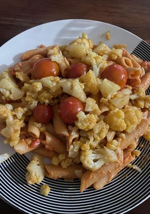 Una foto de Pasta Rossa vegetariana