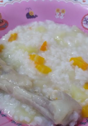 Foto resep Bubur gurih tanpa santan