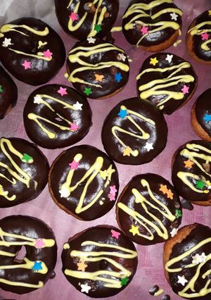Foto resep Donat topping coklat