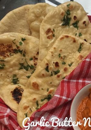 Foto resep Naan ft Garlic Butter