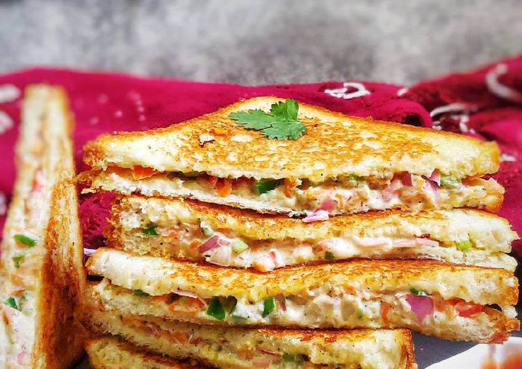 Steps to Make Ultimate Curd sandwich