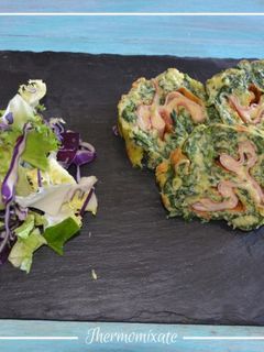 Una foto de Rollo de espinacas y queso emmental con Thermomix