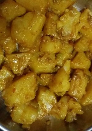 A picture of Dry Aloo.