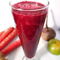 A picture of Powerful red smoothie.