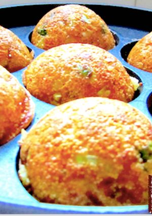 A picture of Instant Semolina Vegetable Appe/Paddu.