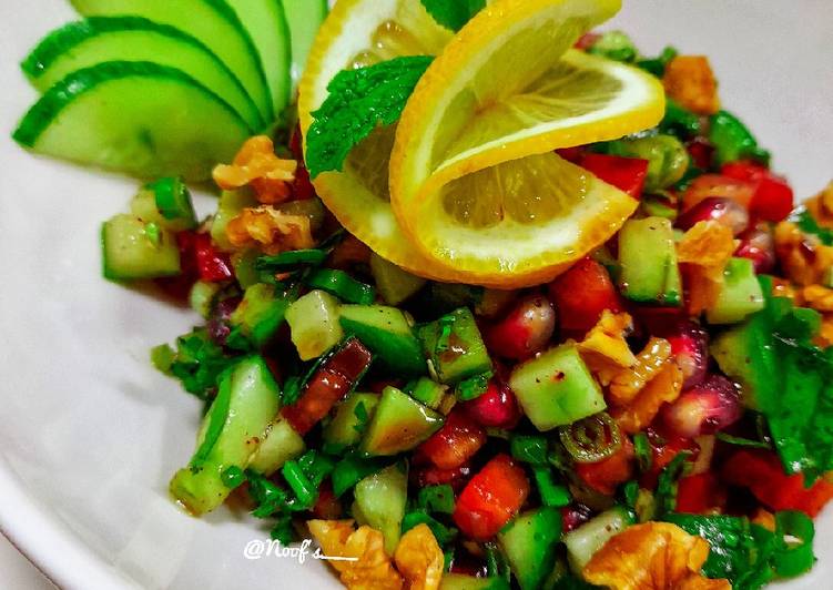 Resep Gavurdaği Salatası / Turkish Gavurdagi salad, Enak Banget