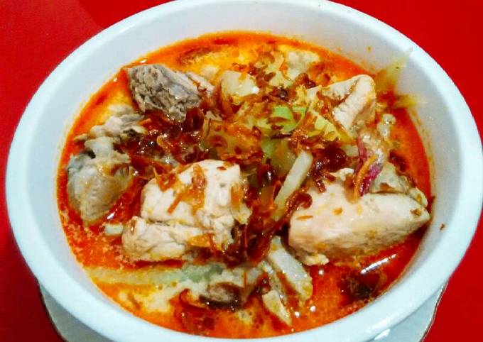 Cara Gampang Menyajikan Sayur merah(ayam&amp;amp;labu siam) yang Bikin Ngiler