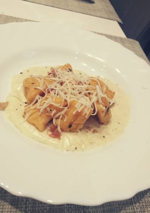 Sütőtökös gnocchi recept fotója