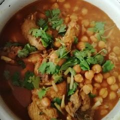 Murgh cholay A picture of Murgh cholay.