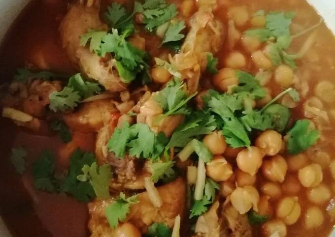 Steps to Make Eric Ripert Murgh cholay