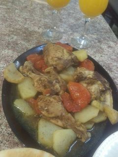 صورة لوصفة دجاج بالكيس