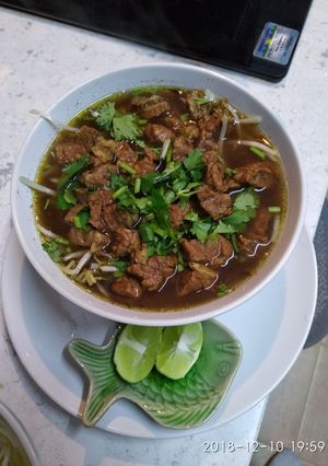 A picture of Beef rawon.