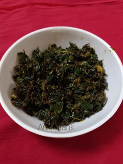 A picture of Green amarnath sabji.