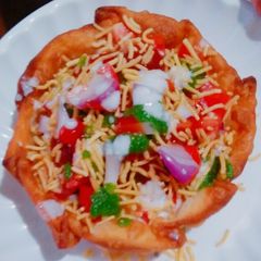 Katori chaat A picture of Katori chaat.