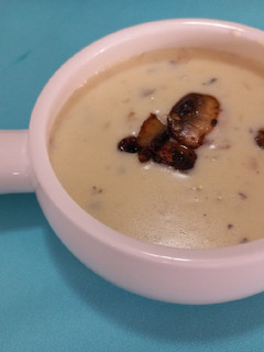 Una foto de Crema de champiñones