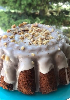 Una foto de Budín con nueces