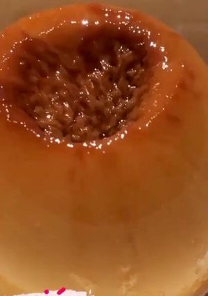 Una foto de Flan casero en microondas