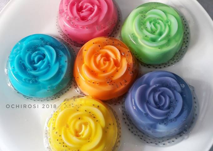 Resep Puding Mawar Kaca Selasih BandungRecookCiaFebri 