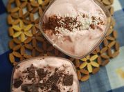 Una foto de mousse limón