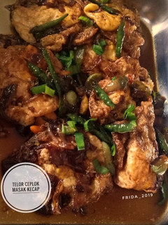 Foto resep Telor ceplok masak kecap