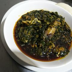 Vegetable soup A picture of Vegetable soup.