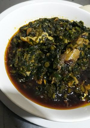 A picture of Vegetable soup.