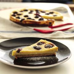 A picture of Cherry Ricotta Pie.