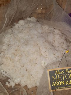 Foto resep 98. Nasi Putih (Metode Aron Kukus)