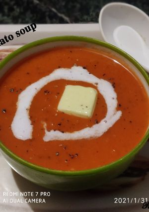टोमाटो सूप (Tomato soup recipe in hindi) रेसिपी मुख्य फोटो