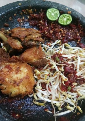 Foto resep Pecak Tauge Ayam