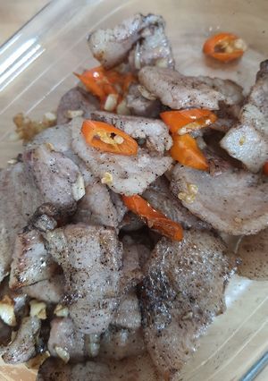 Foto resep 81. Tumis pork belly