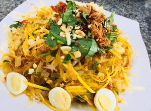 Hình của món Bánh tráng trộn.